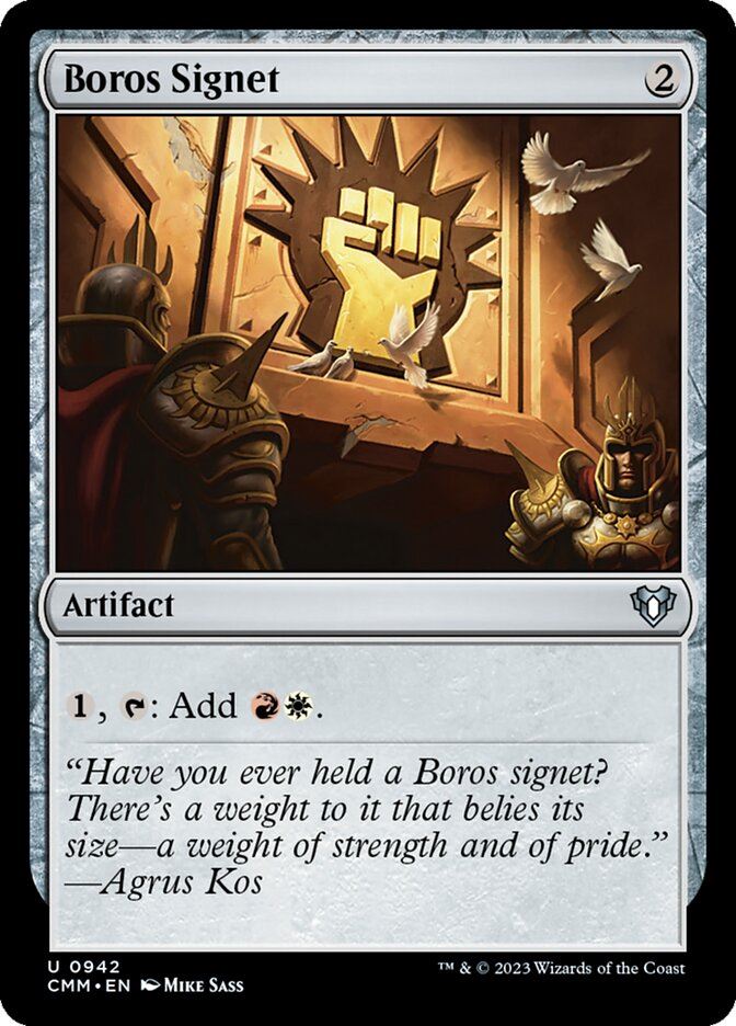 Boros Signet - Commander Masters cmm