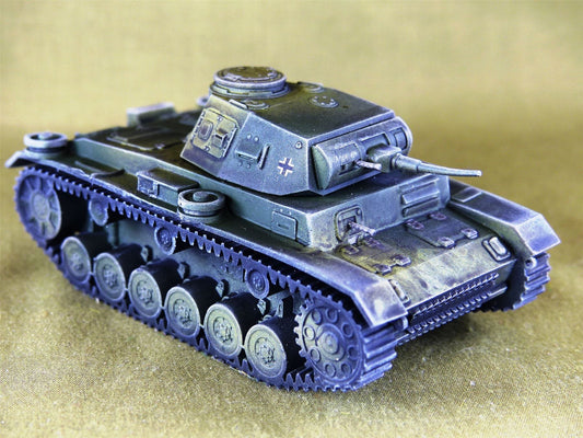 PANZER Tank Painted - Bolt Action 1-56 WW2 #J6