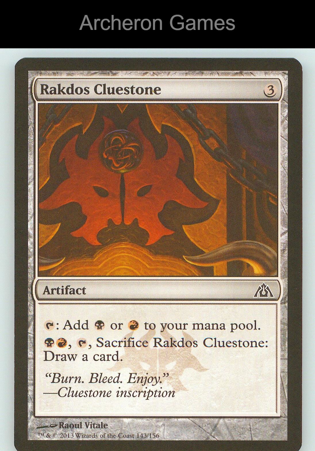 Rakdos Cluestone DGM 143 C MTG Card NM/EX+