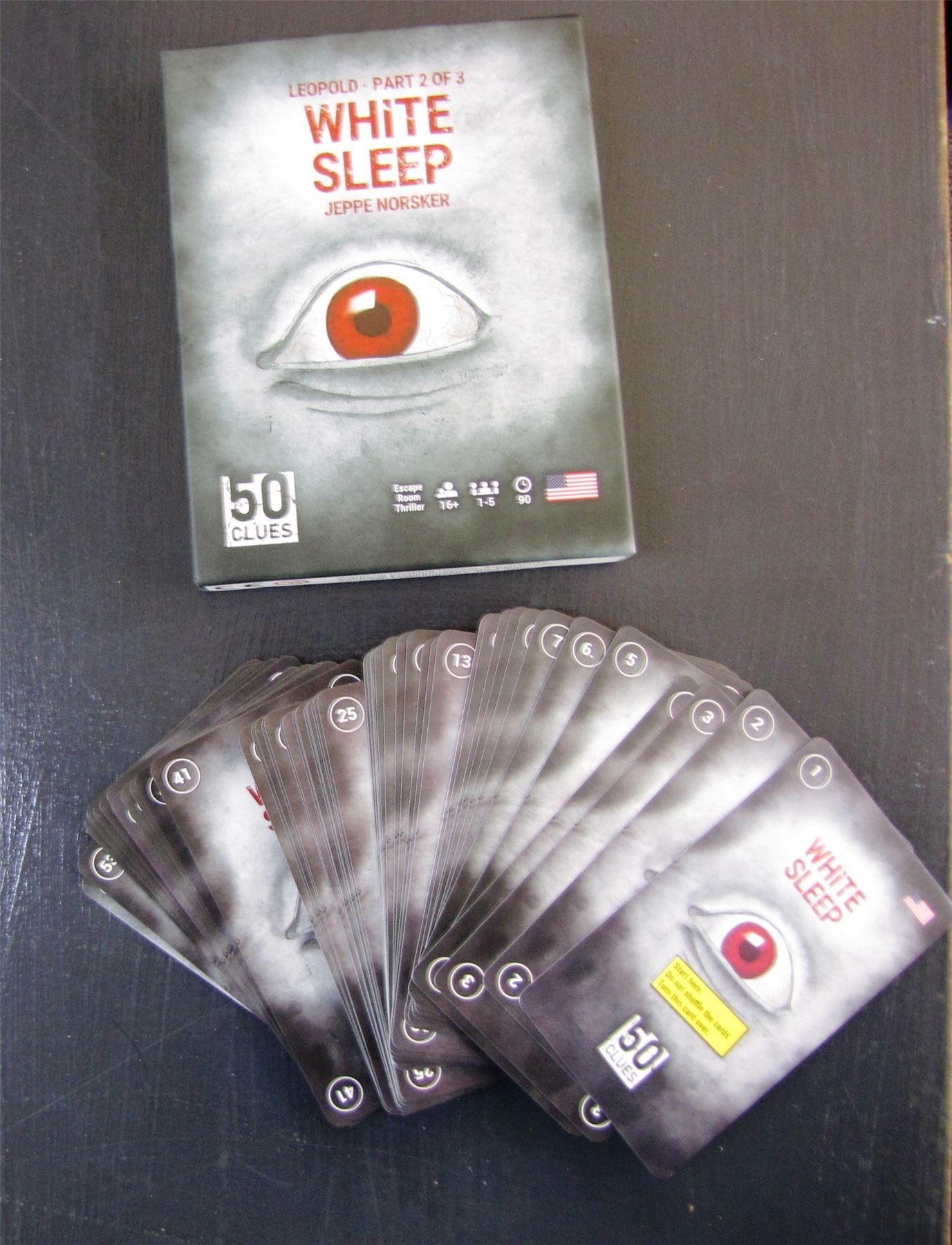 50 CLUES PART 1-3 card game - Board game #P8