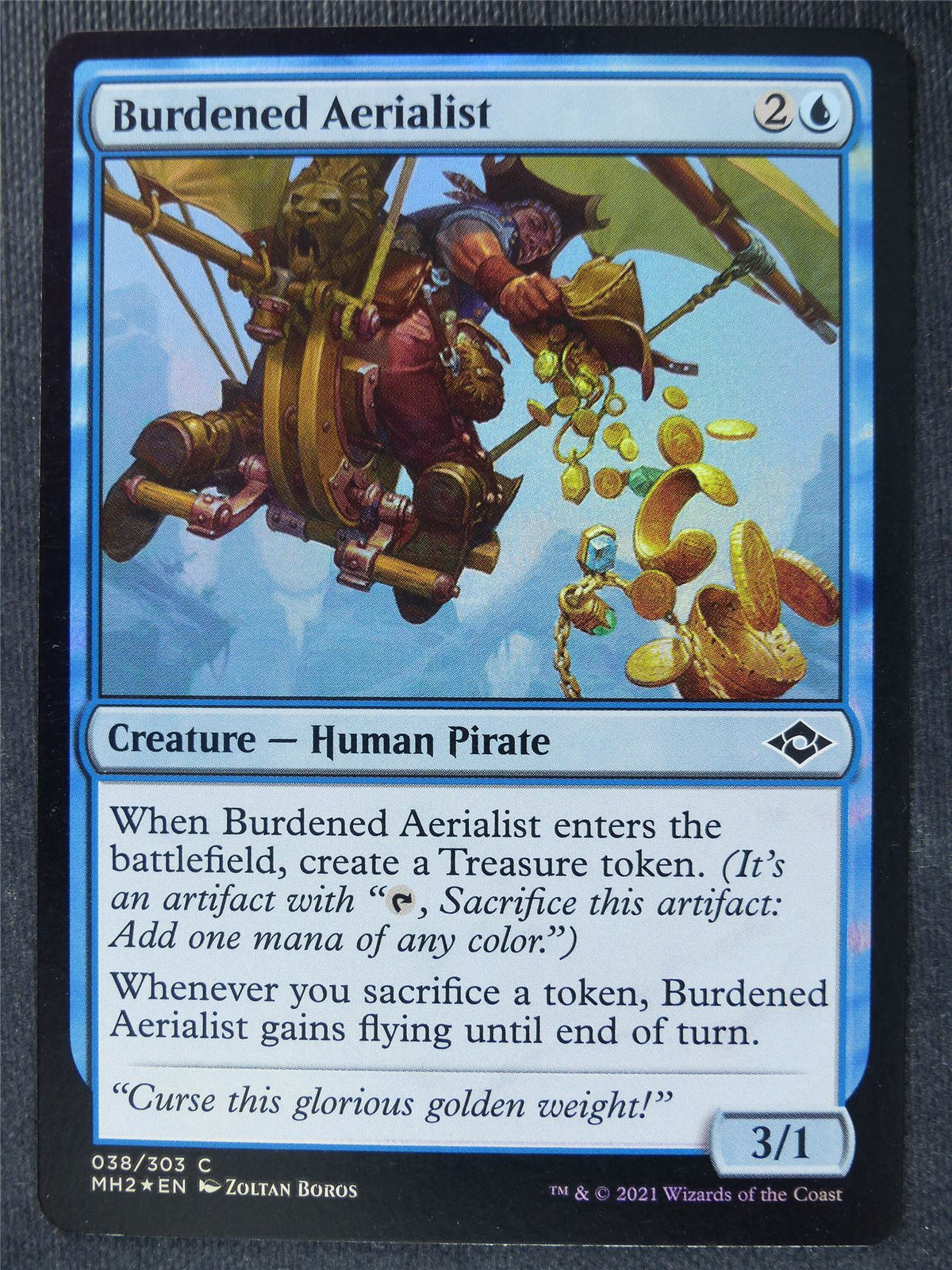 Burdened Aerialist Foil - Mtg Magic Cards #1TW