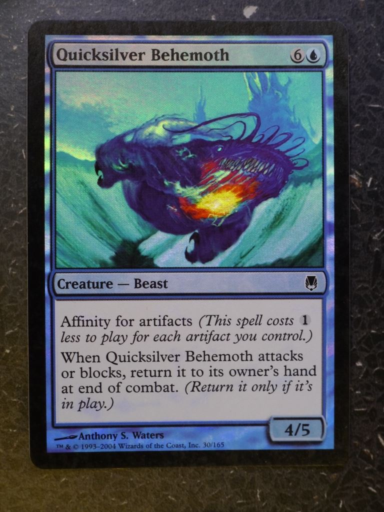 MTG Cards: QUICKSILVER BEHEMOTH FOIL # 5C40