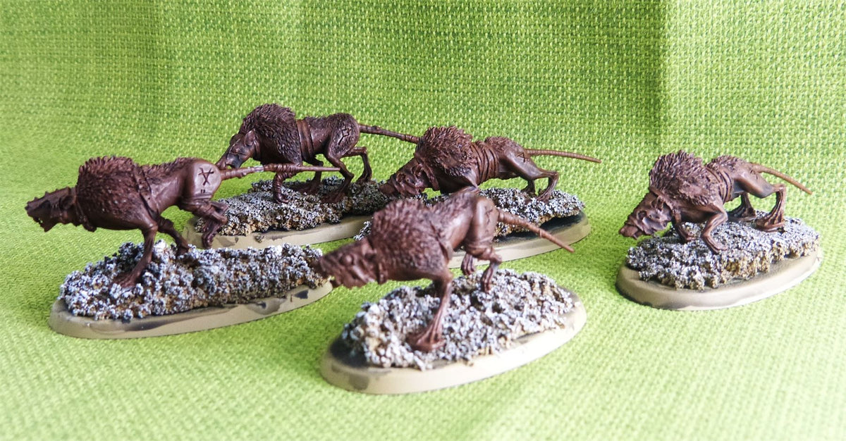 OOP Forge World - Rat Wolves - 5 Models - Warhammer AoS 40k #DY