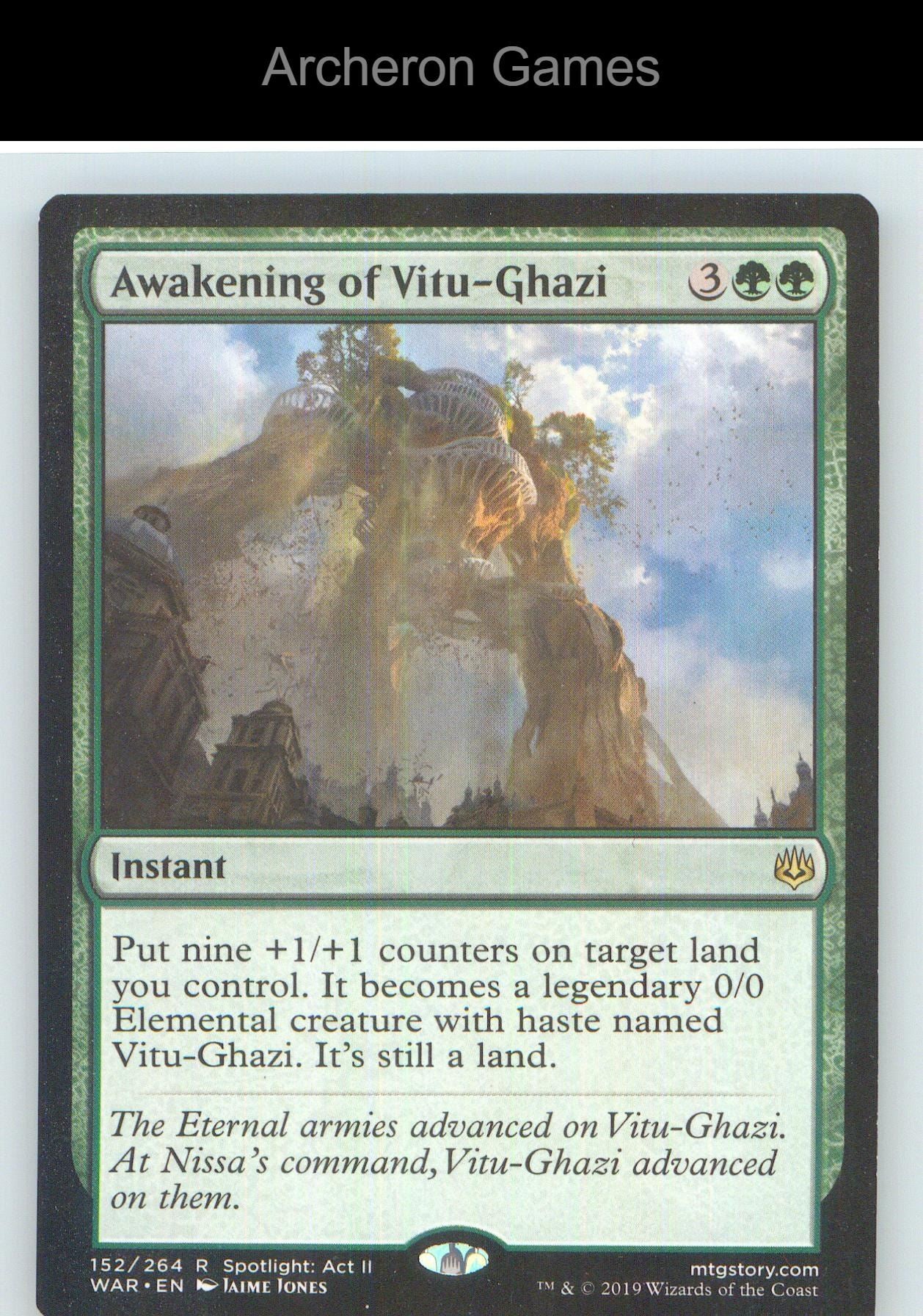 Awakening of Vitu-Ghazi WAR 152 R MTG Card NM/EX+