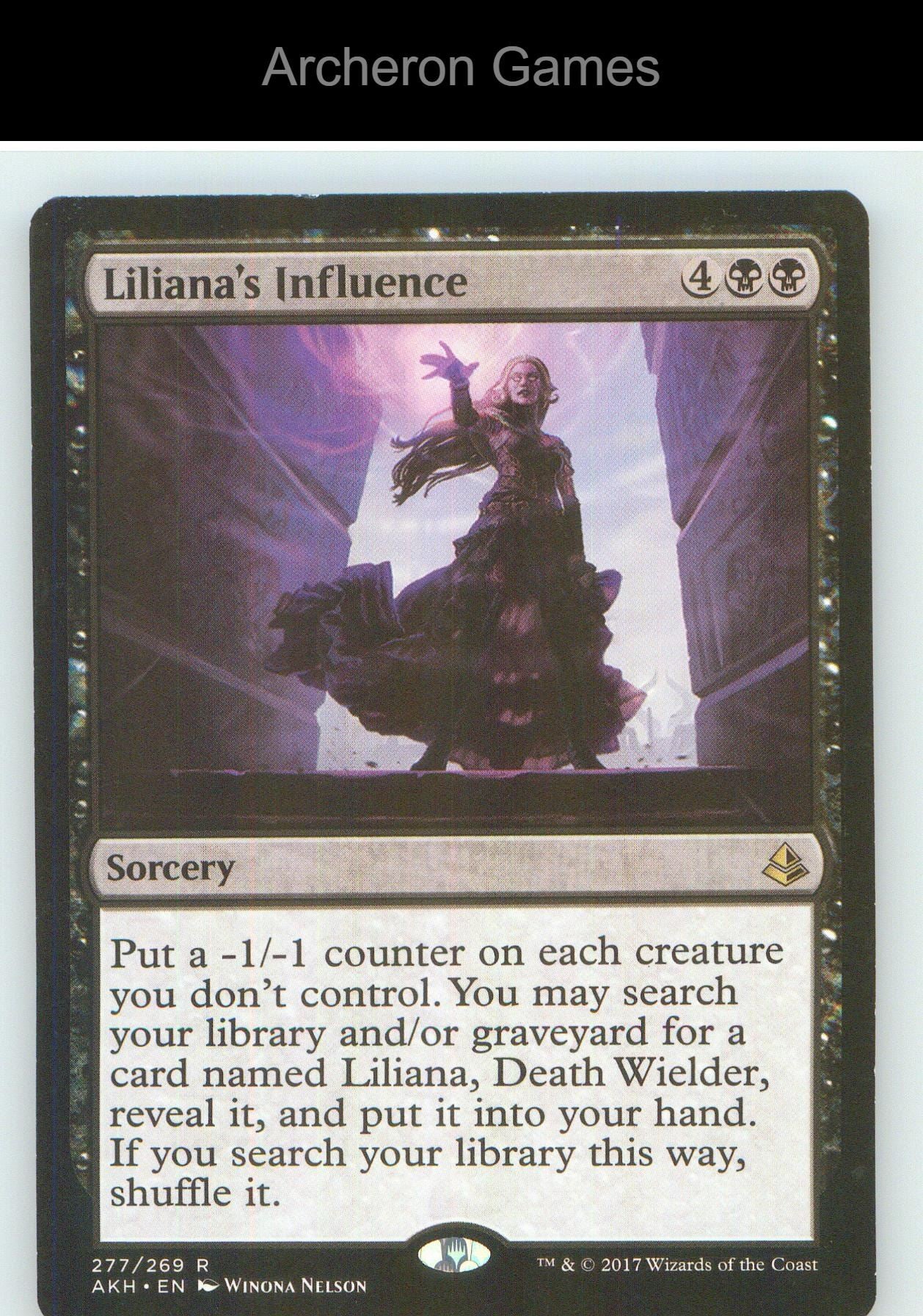 Liliana's Influence AKH 277 R MTG Card NM/EX+