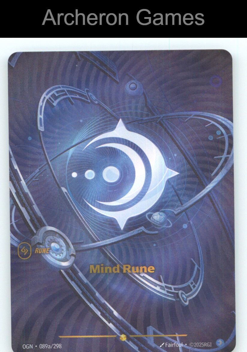 Mind Rune (Alternate Art) OGN 089a/298 Showcase Origins Riftbound Card Foil