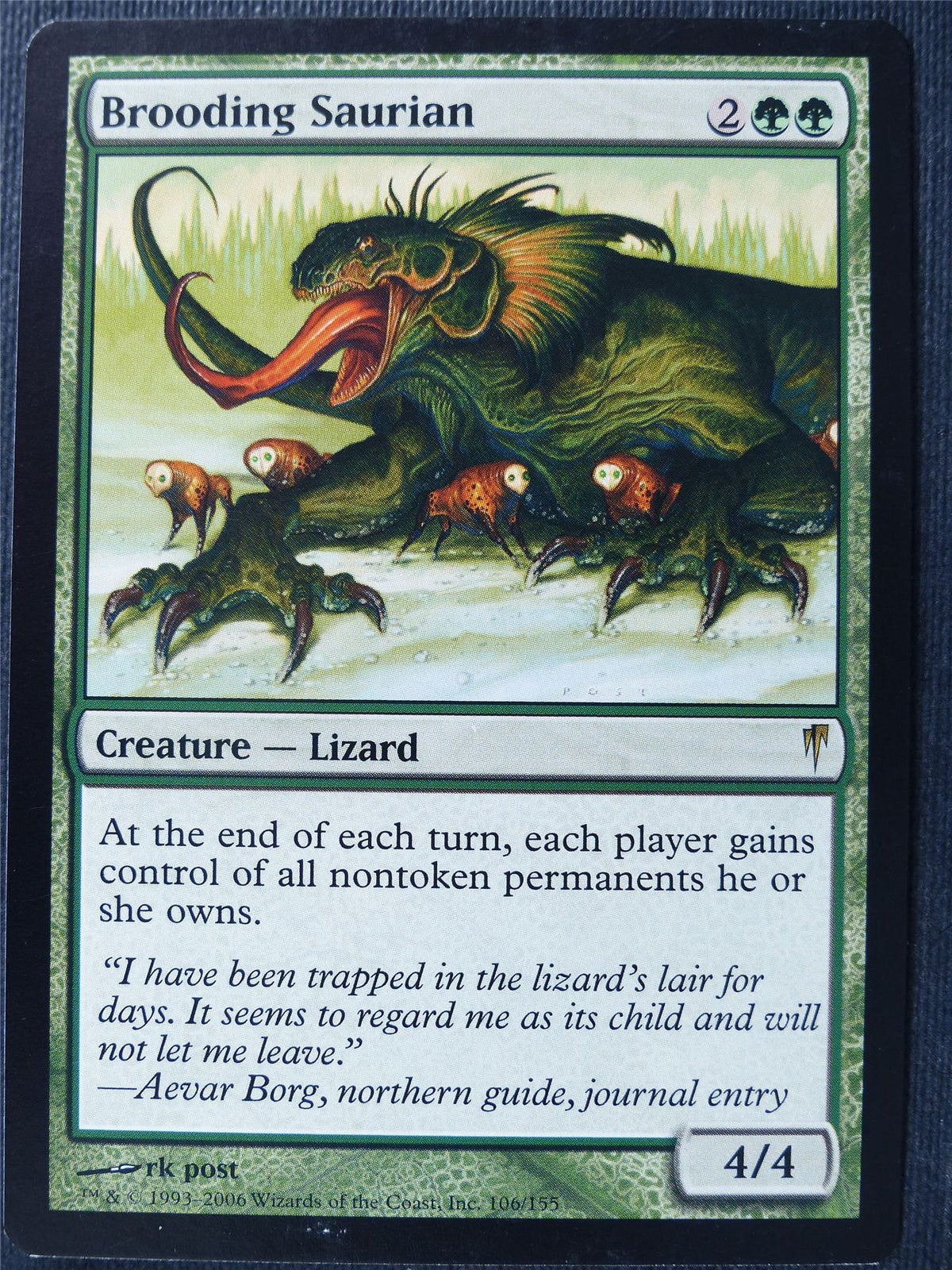 Brooding Saurian - Mtg Card #22D