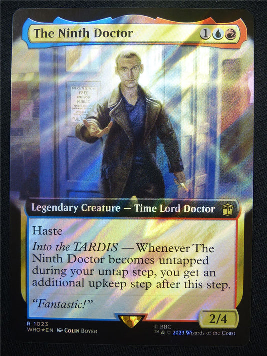 The Ninth Doctor Extended Surge Foil - WHO - Mtg Card #2F8