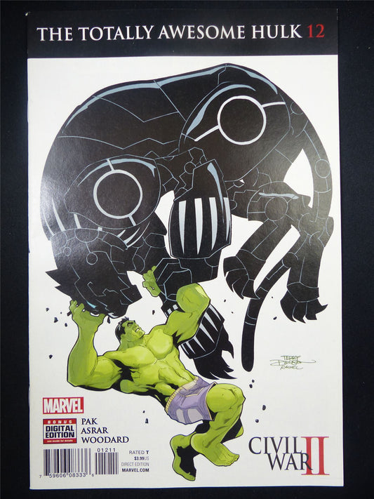 The Totally Awesome HULK #12 - Civil War 2 - Marvel Comic #G8
