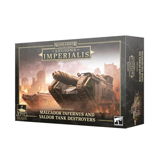 Malcador Infernus and Valdor Tank Destroyers - Legion imperialis - Warhammer The Horus Heresy - Available From 02/03/2024