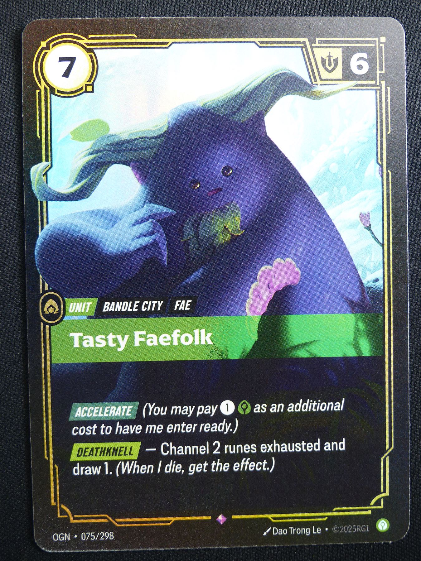 Tasty Faefolk 075/298 Rare Foil - Riftbound Card #46W