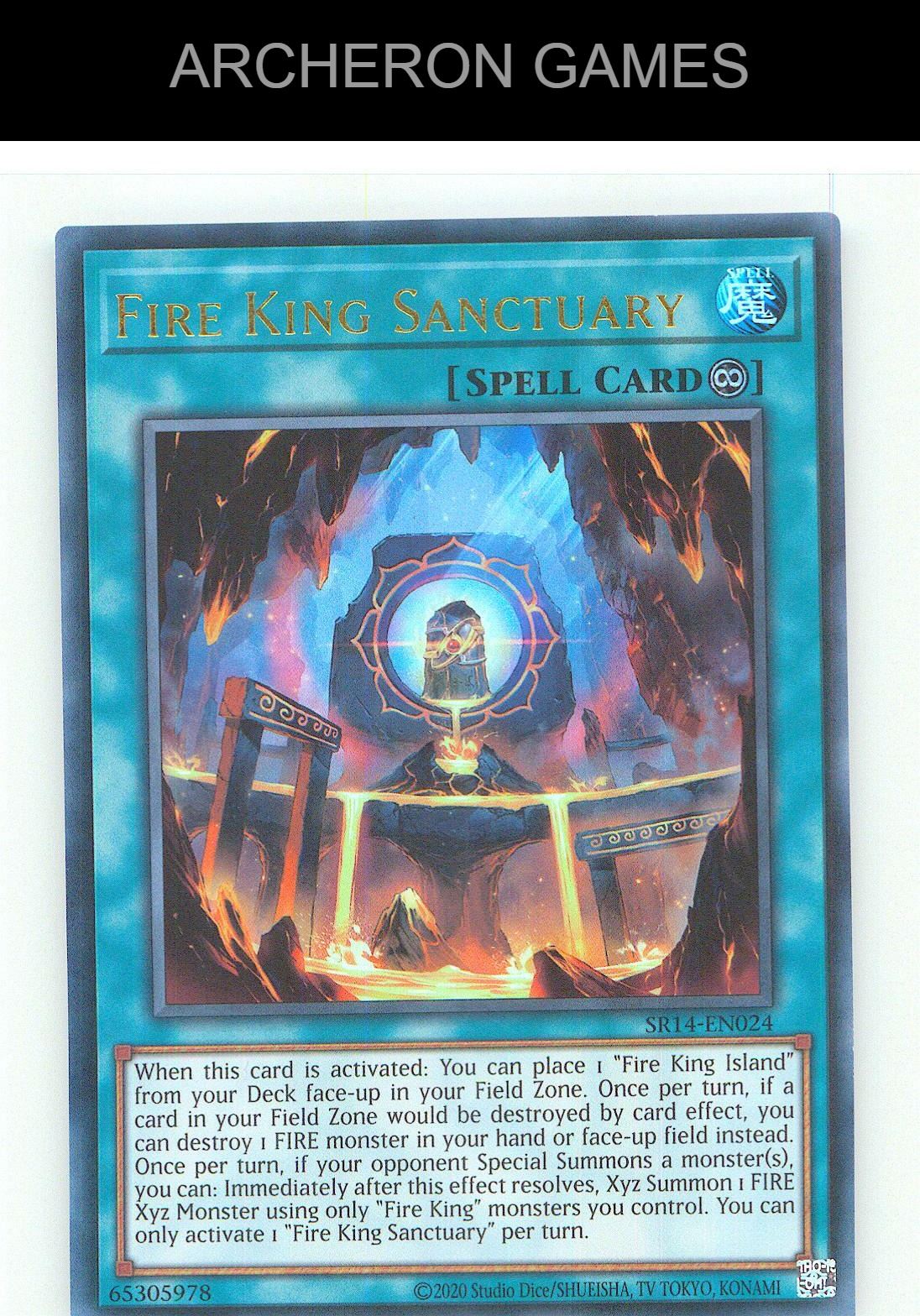 Fire King Sanctuary Ultra Rare YUGIOH Card Unlimited