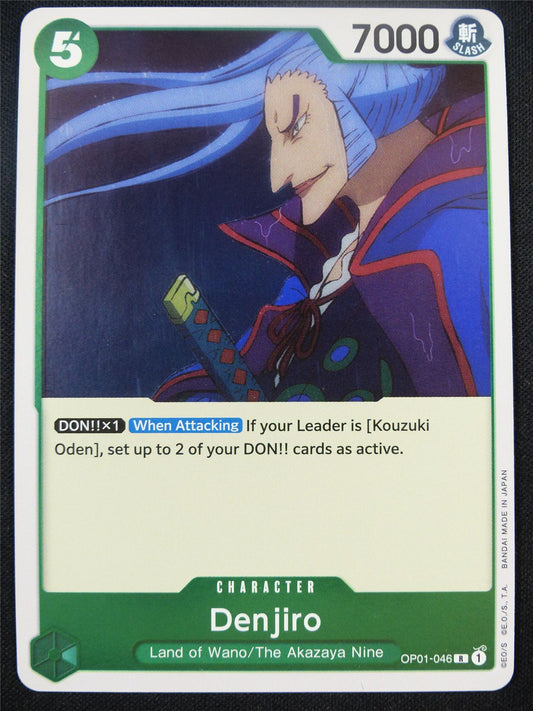 Denjiro OP01-046 R Foil - One Piece Card #A7