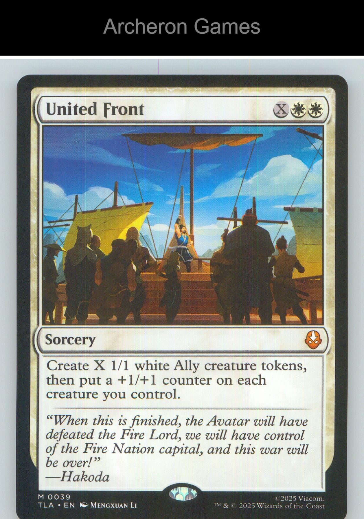 United Front TLA 39 Mythic MTG Card NM/EX+
