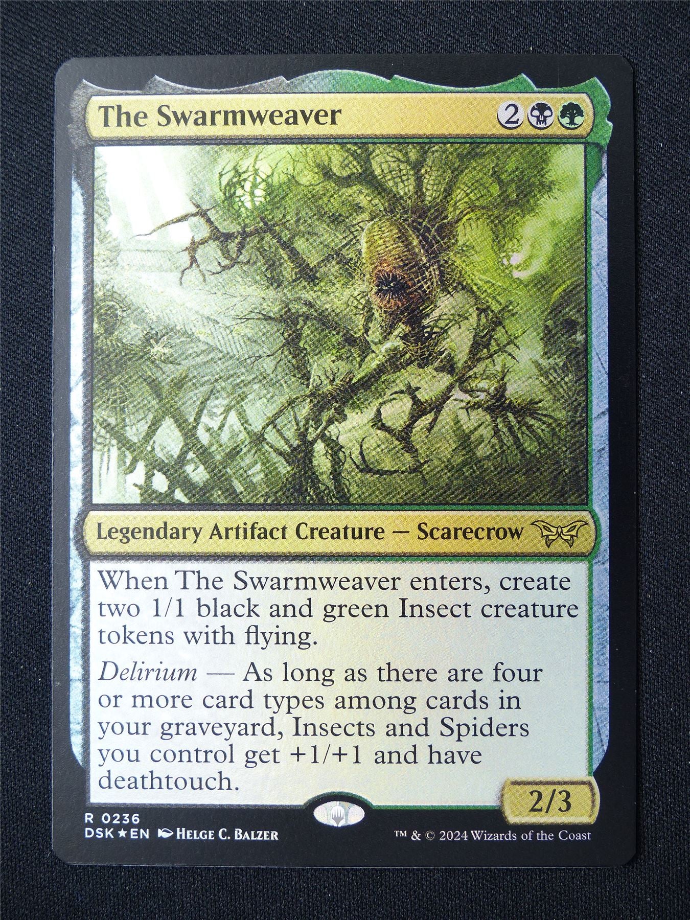 The Swarmweaver Foil - DSK - Mtg Card #4QV