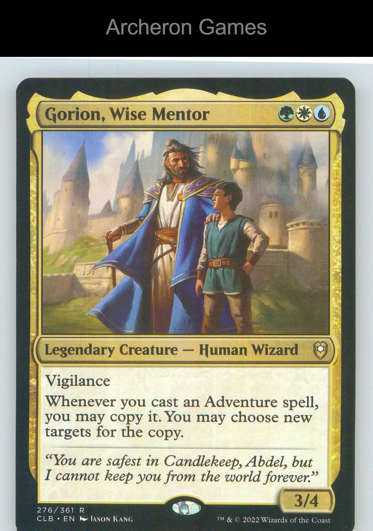 Gorion, Wise Mentor CLB 276 R MTG Card NM/EX+