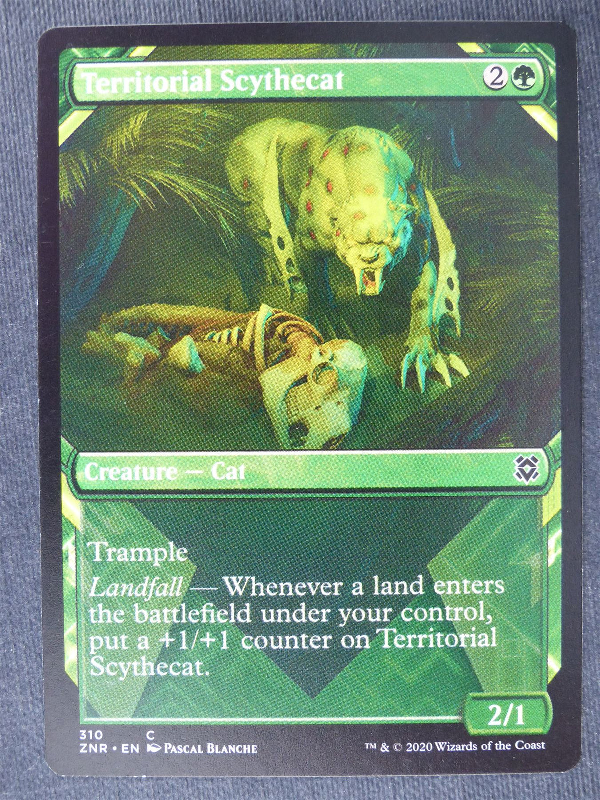 Territorial Scythecat Showcase - Mtg Magic Cards #NI