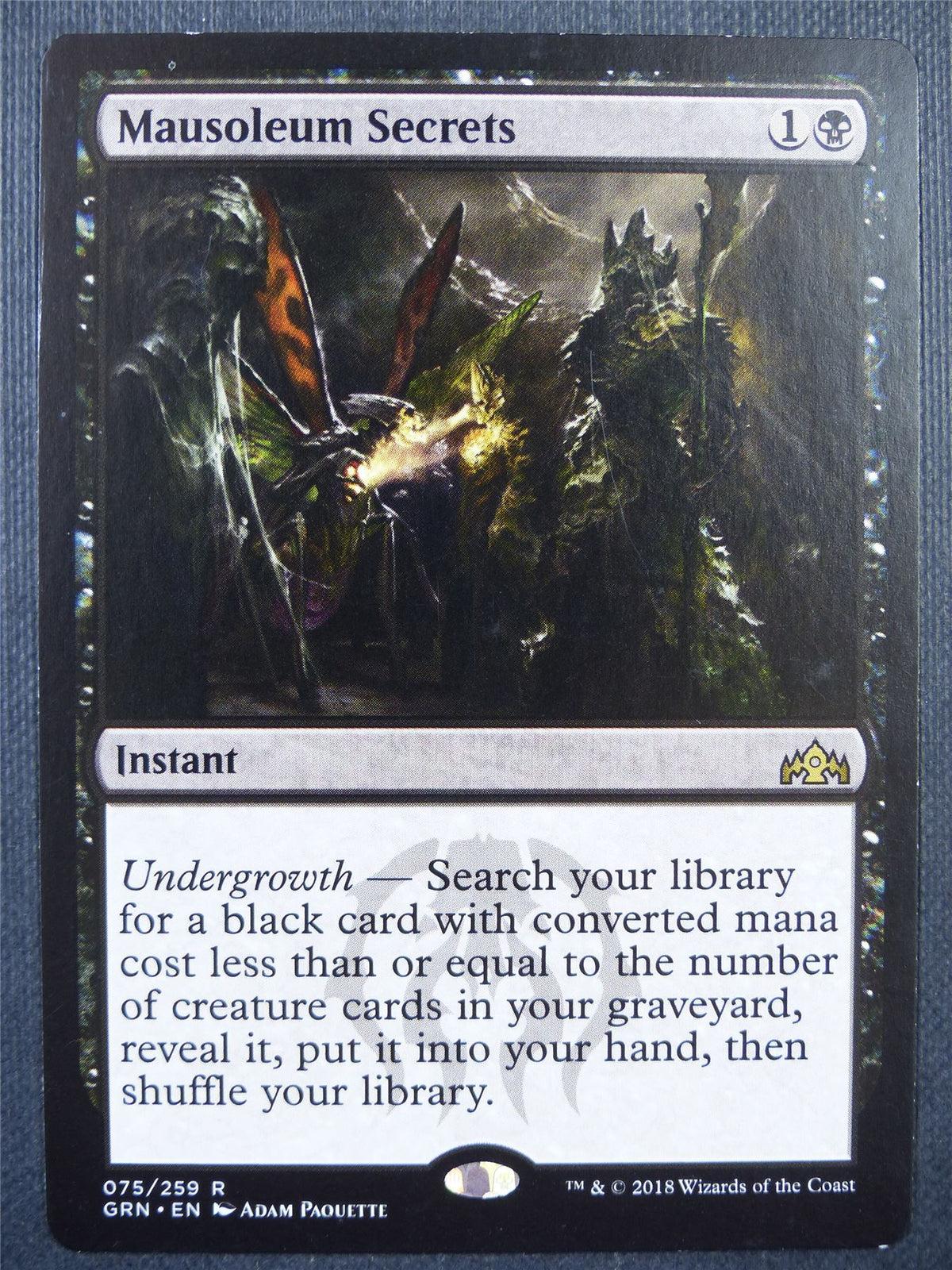 Mausoleum Secrets - Mtg Card #651