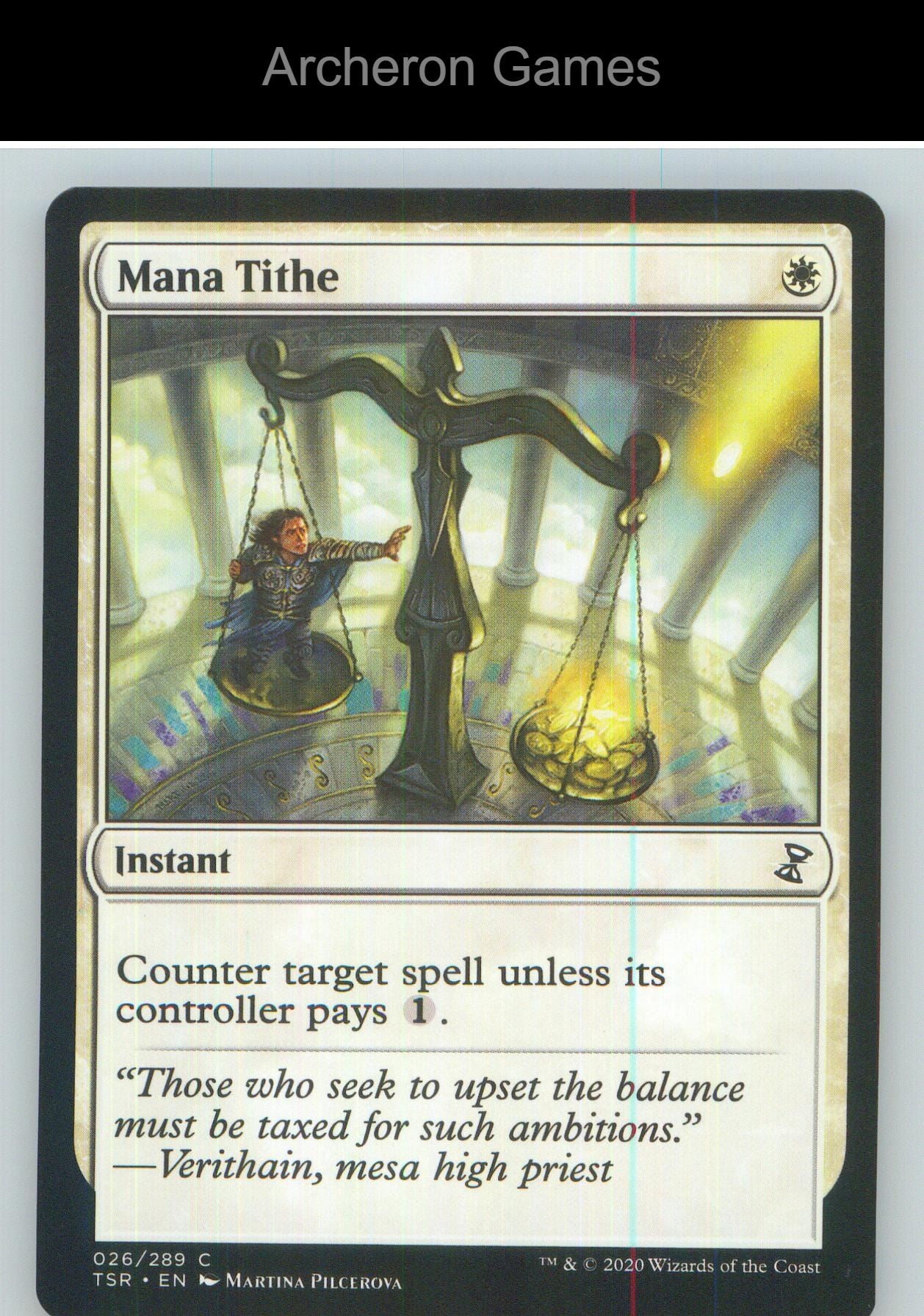 Mana Tithe TSR 26 C MTG Card NM/EX+