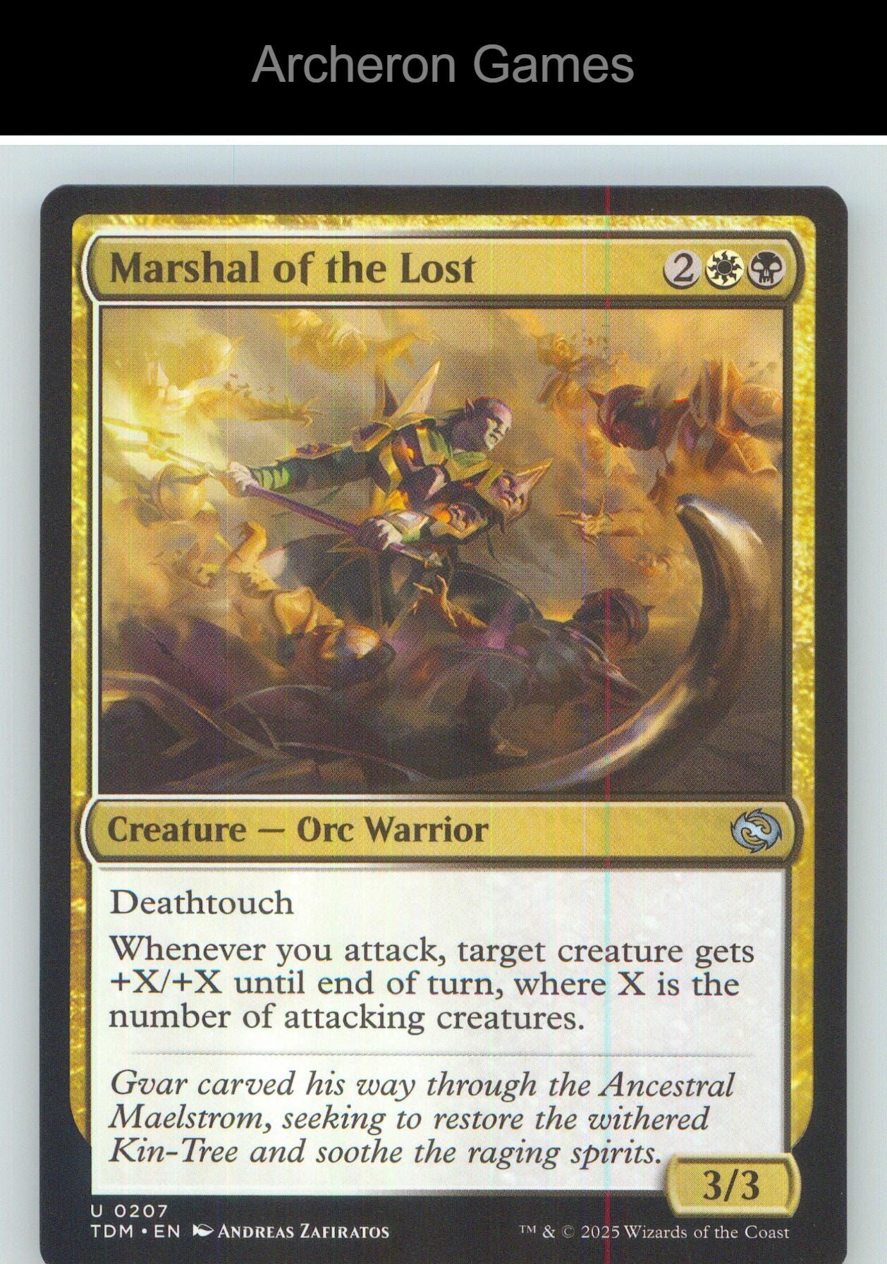 Marshal of the Lost TDM 207 UC MTG Card NM/EX+