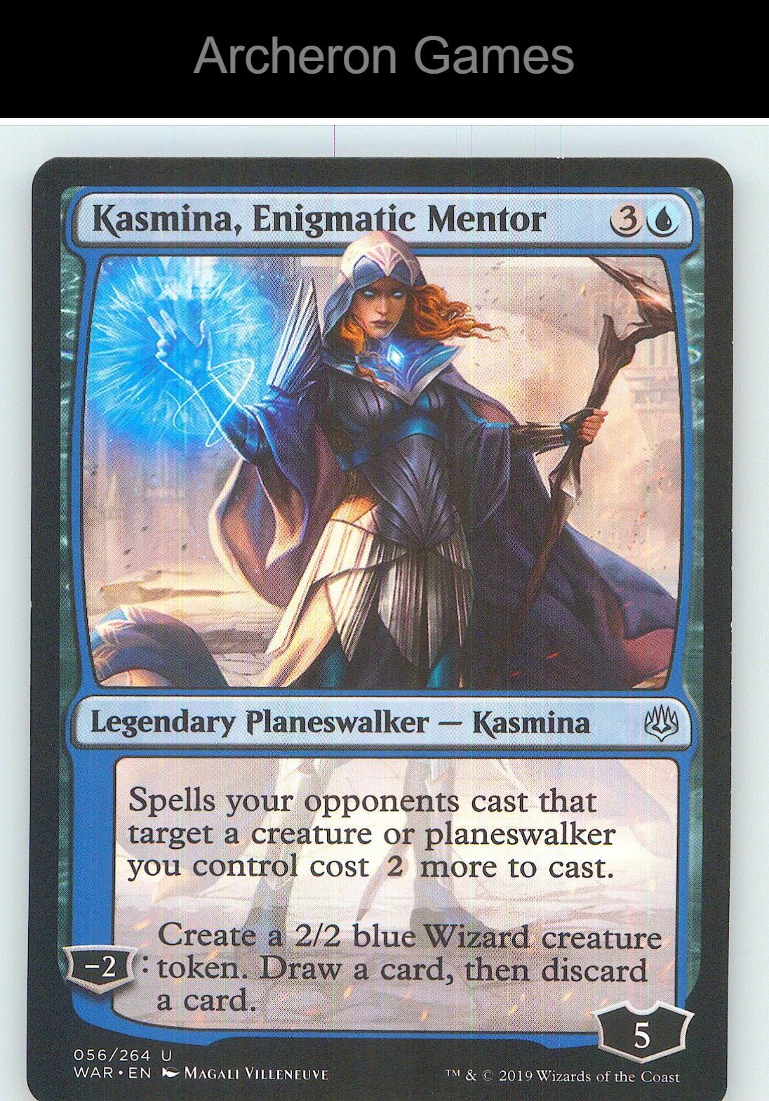 Kasmina, Enigmatic Mentor WAR 56 UC MTG Card NM/EX+