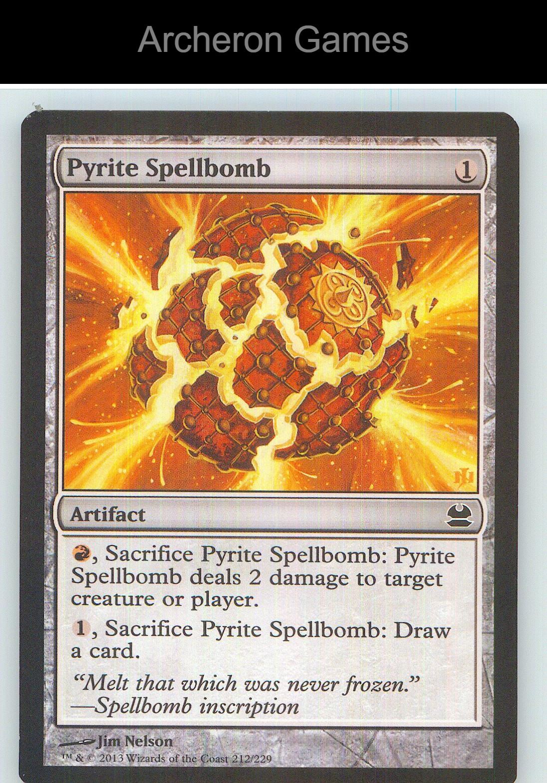 Pyrite Spellbomb MMA 212 C MTG Card NM/EX+
