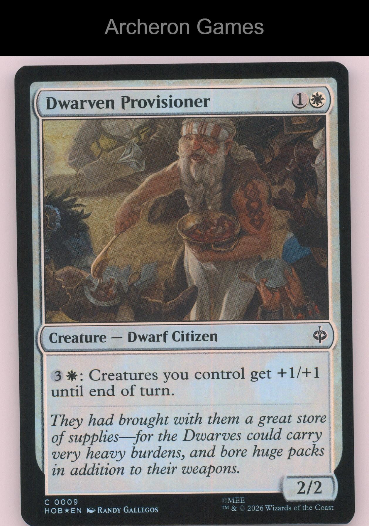 Dwarven Provisioner HOB 9 C MTG Card The Hobbit