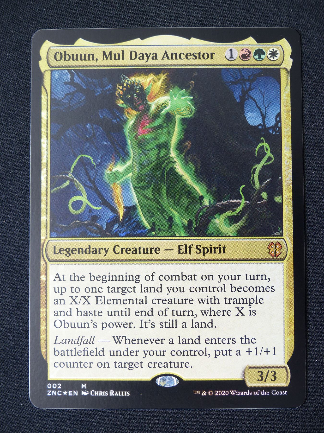 Obuun Mul Daya Ancestor Foil - ZNC - Mtg Card #4IT