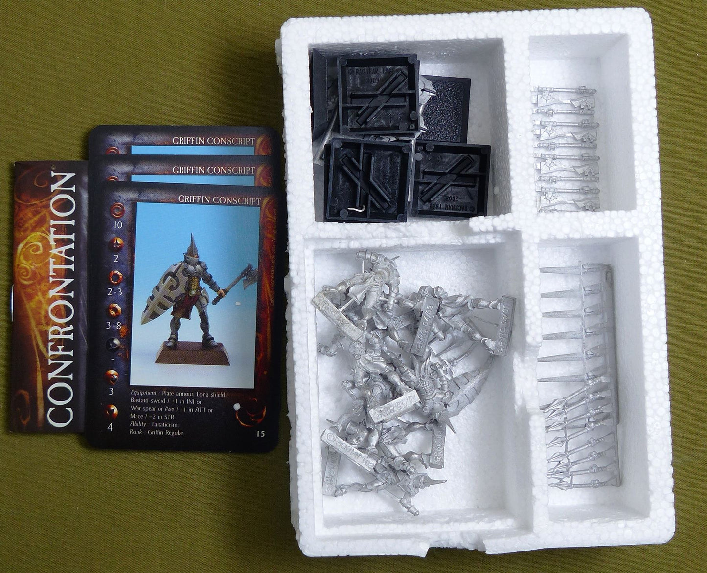 Ragnarok: Conscripts of the Griffin - Rackham Metal Minis OOP #25E