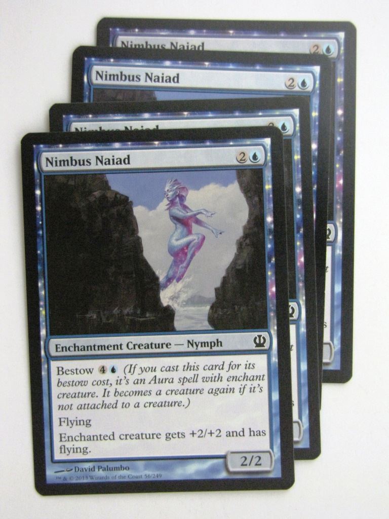 MTG Magic Cards: NIMBUS NAIAD x4 Theros playset # 23J75