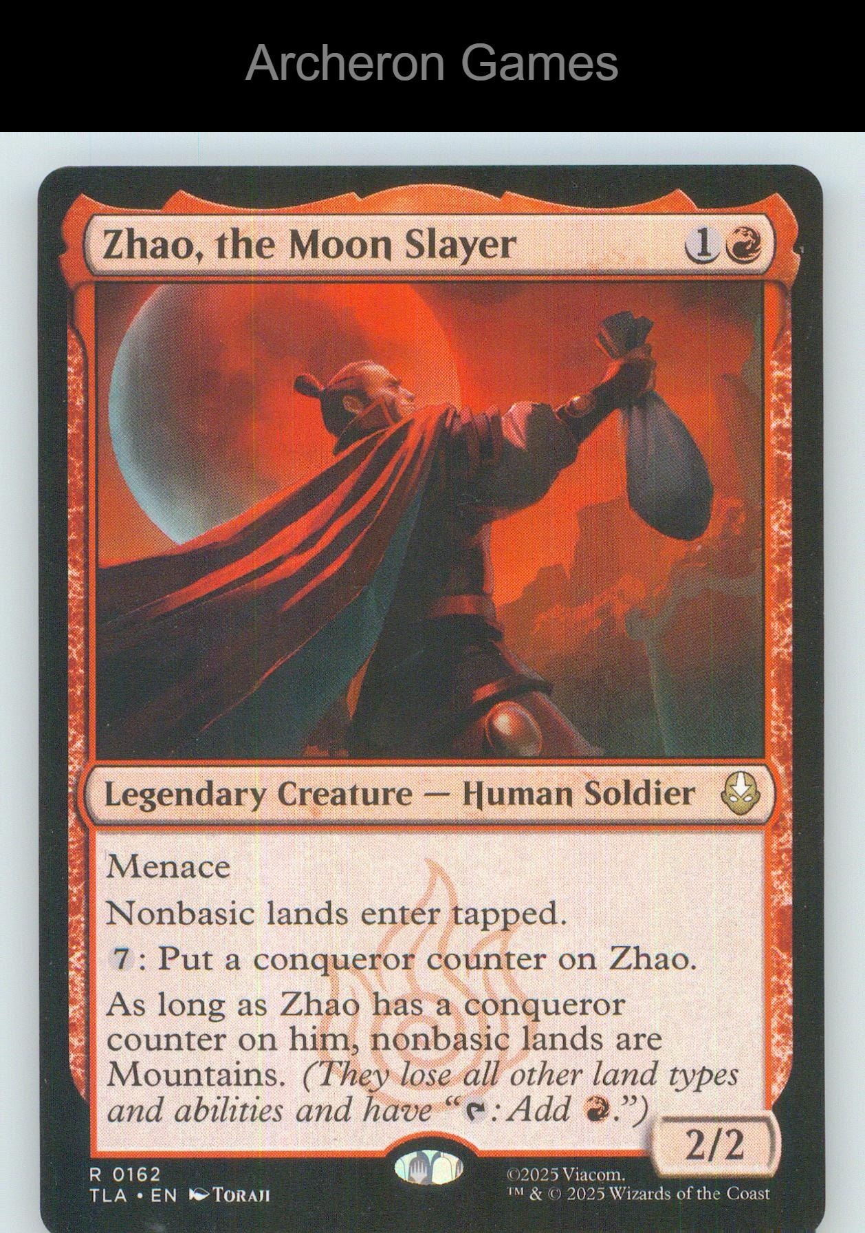 Zhao, the Moon Slayer TLA 162 R MTG Card NM/EX+
