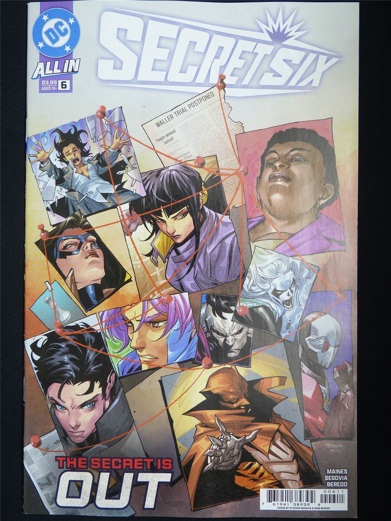 SECRET Six #6 - Oct 2025 DC Comic #2NE