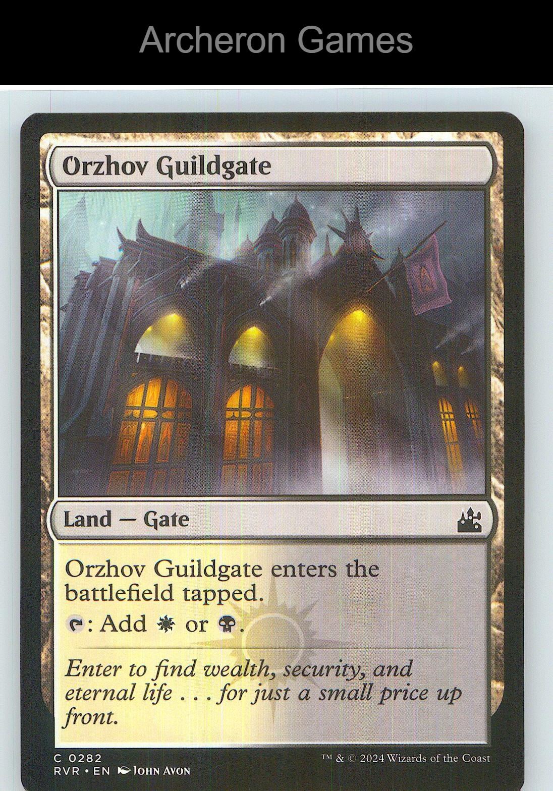 Orzhov Guildgate RVR 282 C MTG Card NM/EX+
