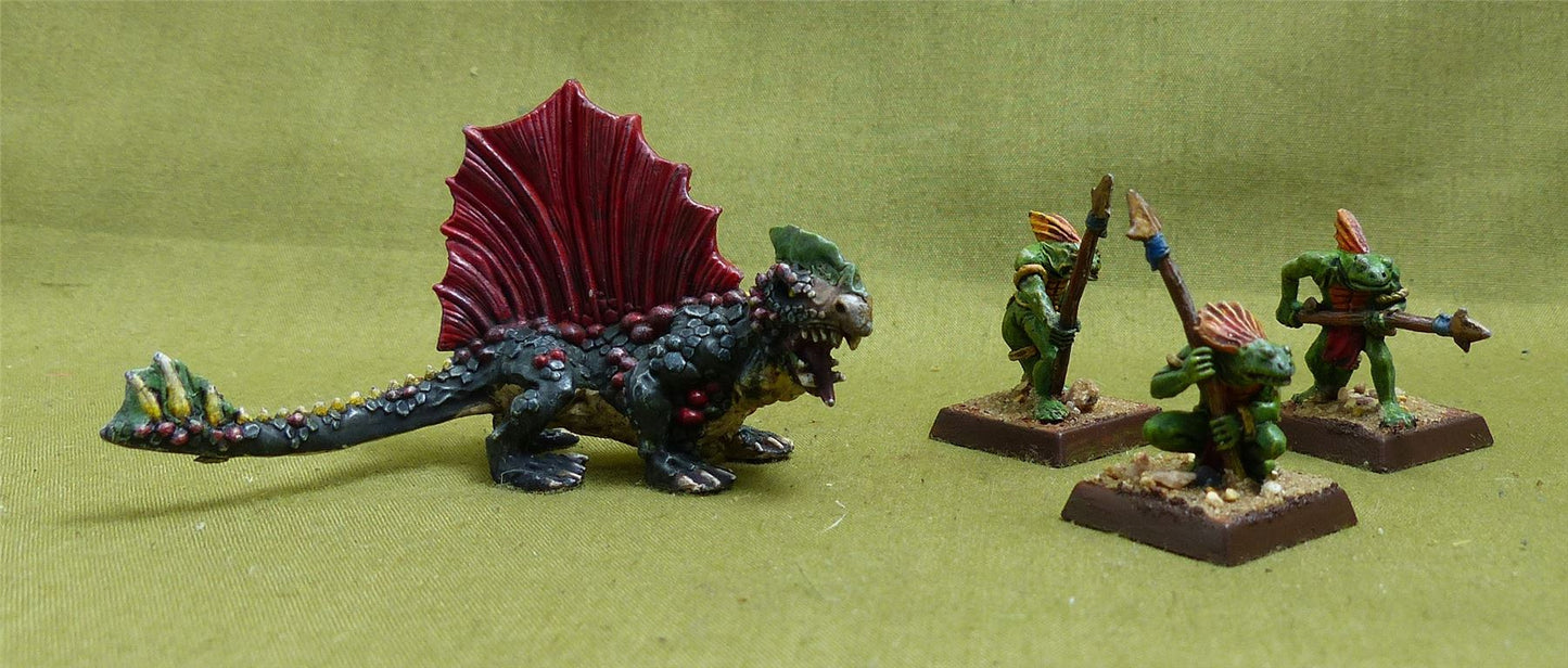 Classic Metal Salamander Spawn of Chotec painted - Seraphon - Warhammer AoS #2OX