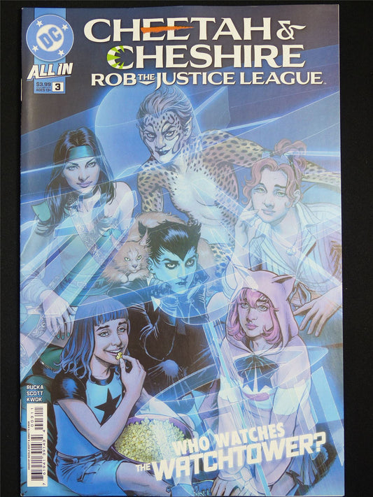 CHEETAH & Cheshire Rob the Justice League #3 - DC Comic #5H4