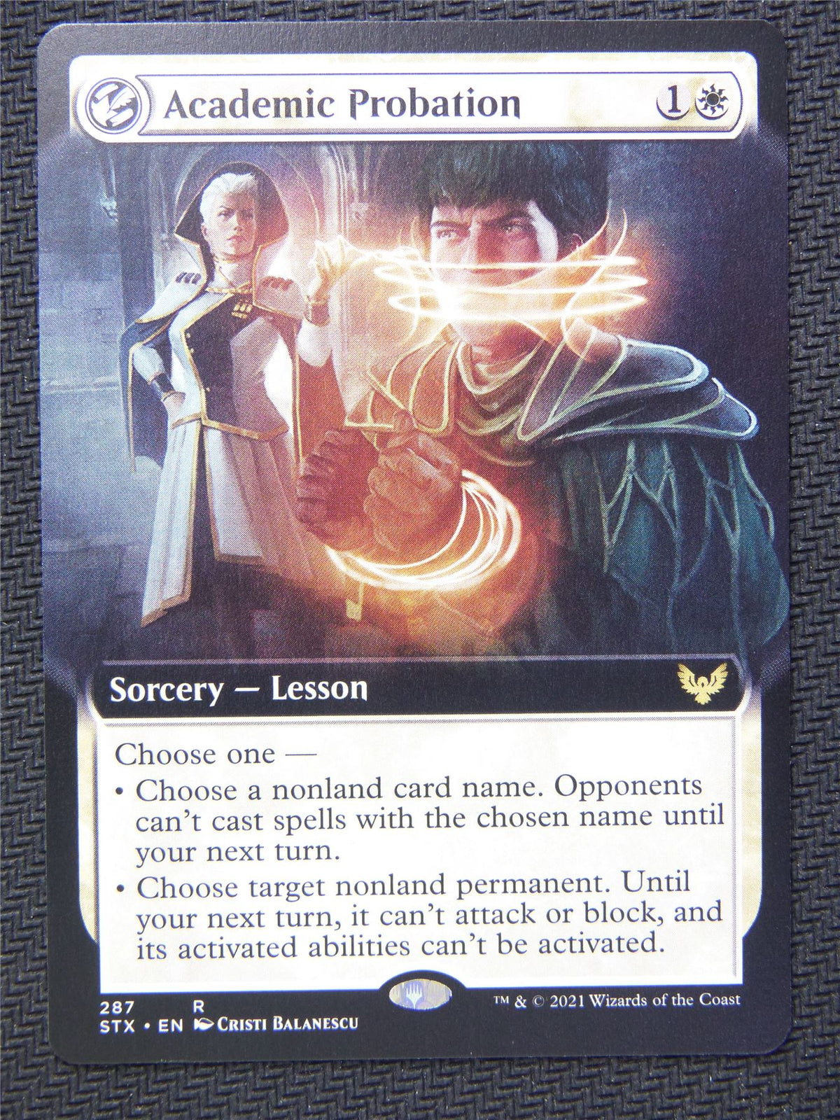 Academic Probation Extended Art - Mtg Card #4JJ