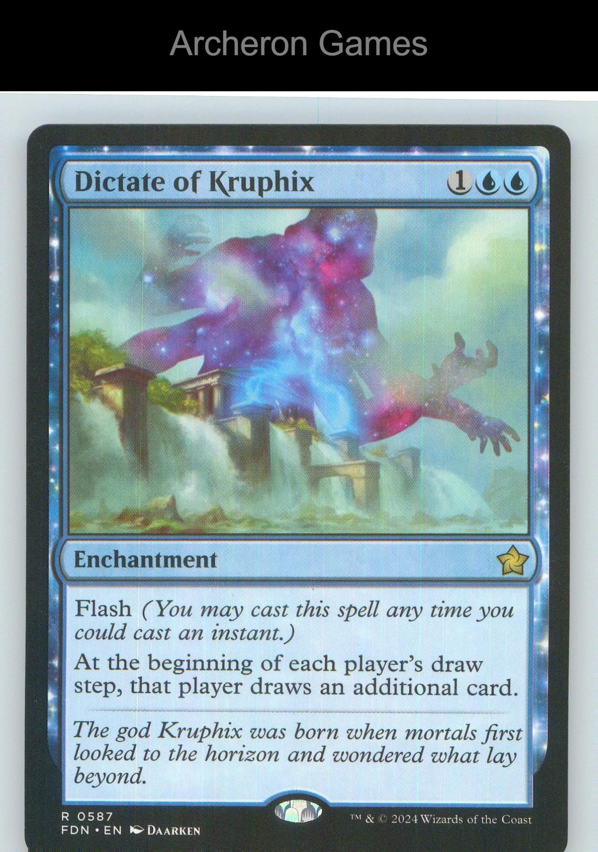 Dictate of Kruphix FDN 587 R MTG Card NM/EX+