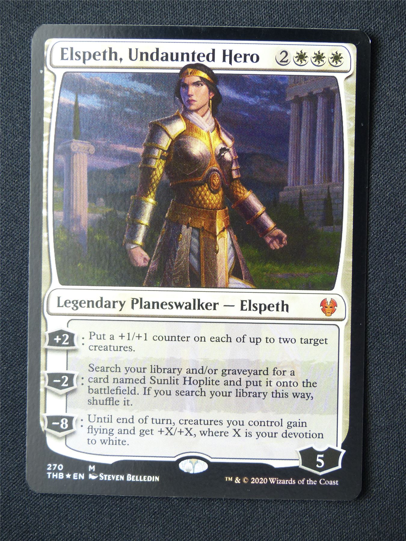 Elspeth Undaunted Hero Foil - THB - Mtg Card #2M5
