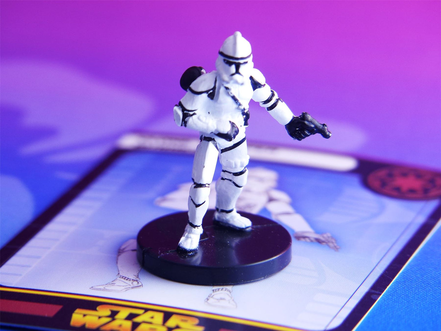 Clone Trooper Gunner 11/60 - Star Wars Miniatures Game #53T