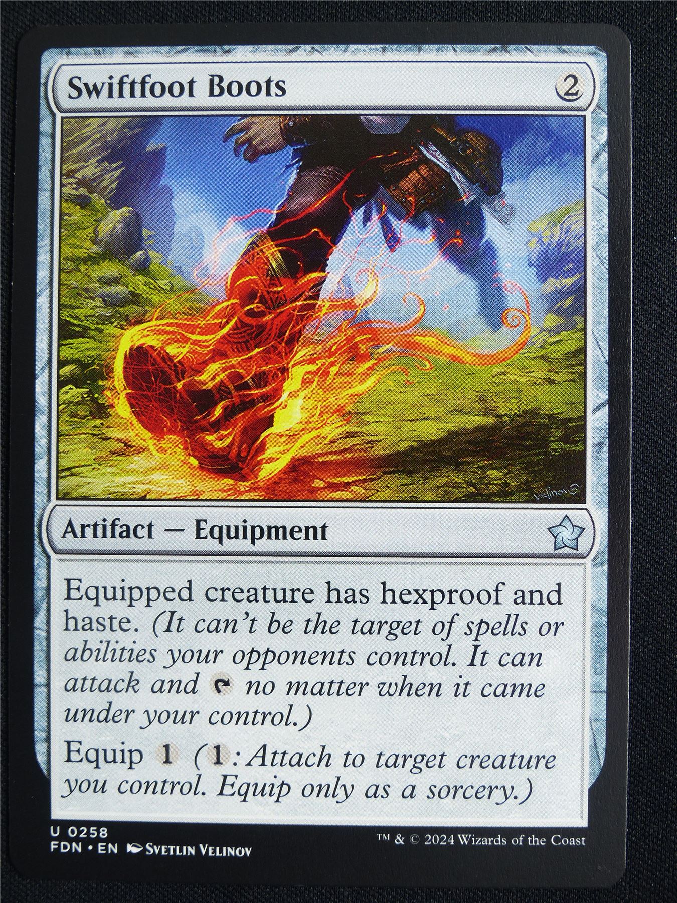 Swiftfoot Boots - FDN - Mtg Card #3FX
