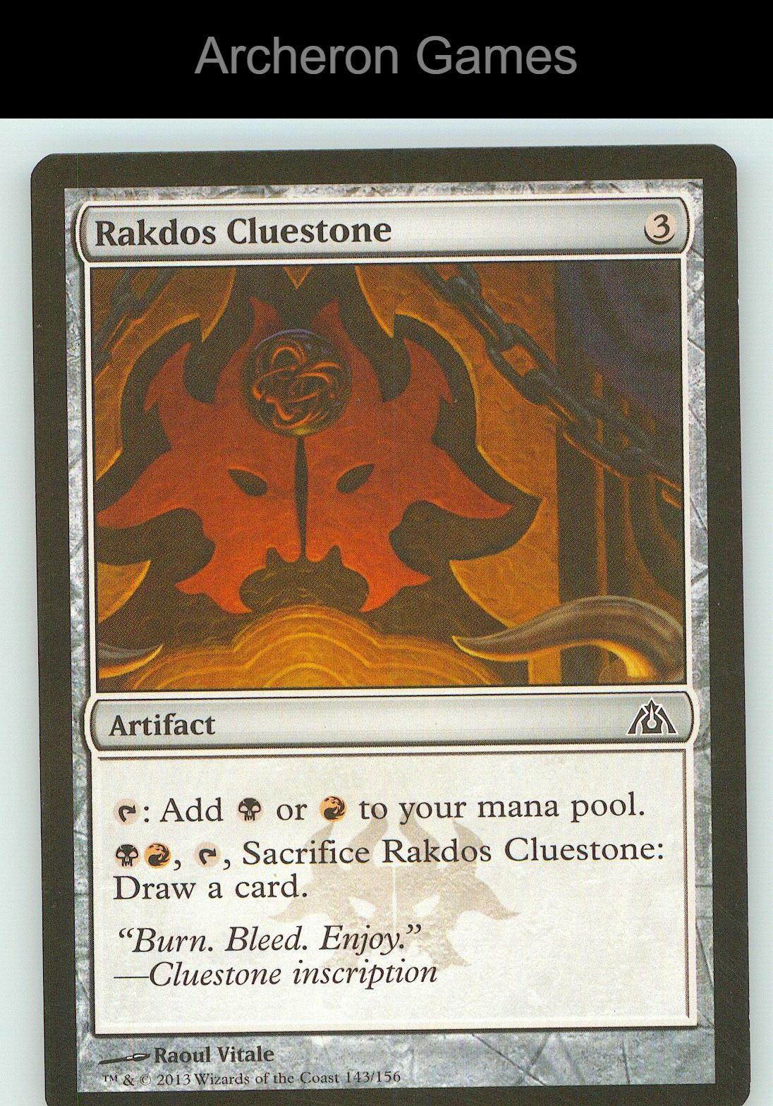 Rakdos Cluestone DGM 143 C MTG Card NM/EX+
