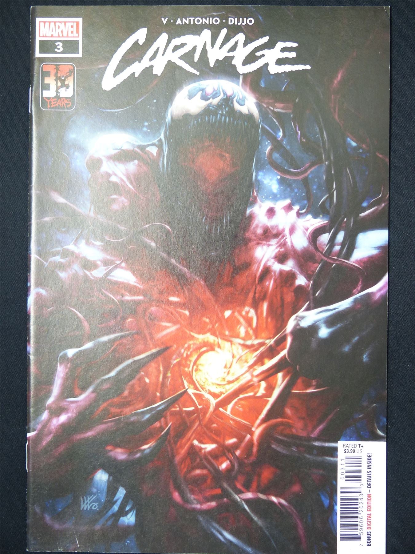 CARNAGE #3 - B&B Marvel Comic #7OC