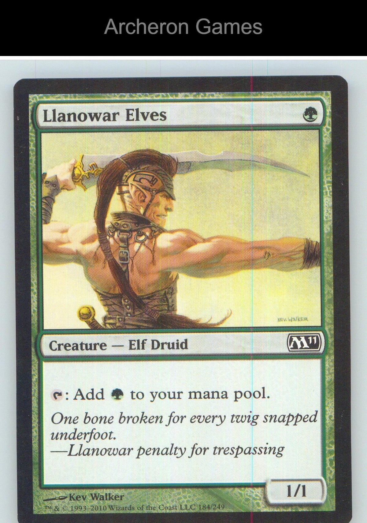 Llanowar Elves 9 C MTG Card NM/EX+