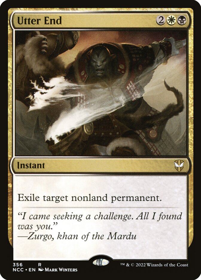 Mtg: NCC : Utter End - - NM