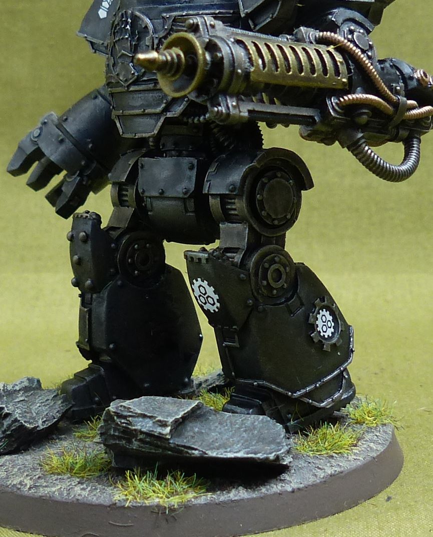 Contemptor Dreadnought painted - Iron Hands - Warhammer Horus Heresy #2Q4