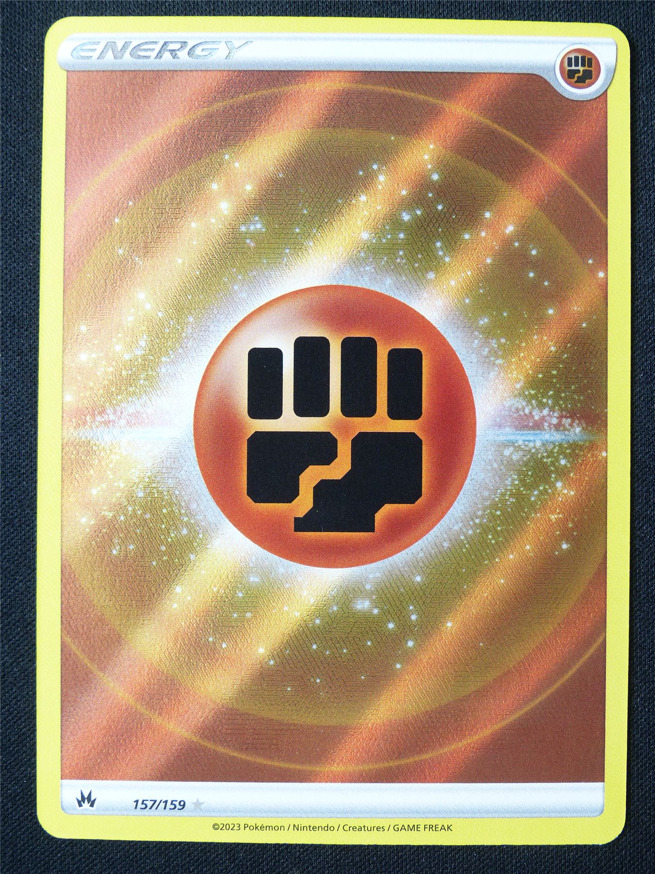 Fighting Energy 157/159 Textured Holo - Pokemon Card #1FU Archeron Fighting Energy 157/159 Textured Holo - Pokemon Card #1FU Archeron