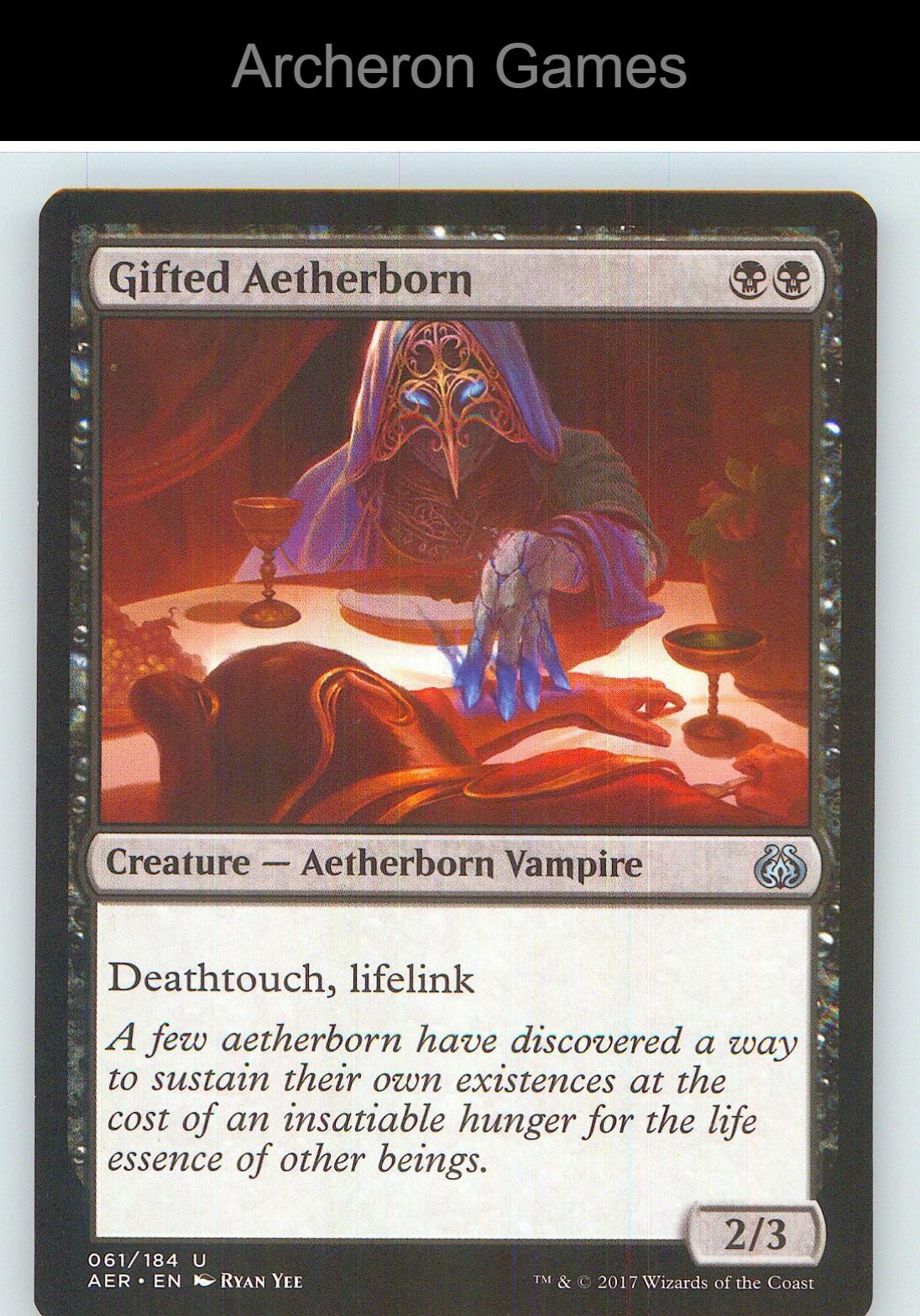 Gifted Aetherborn AER 61 UC MTG Card NM/EX+