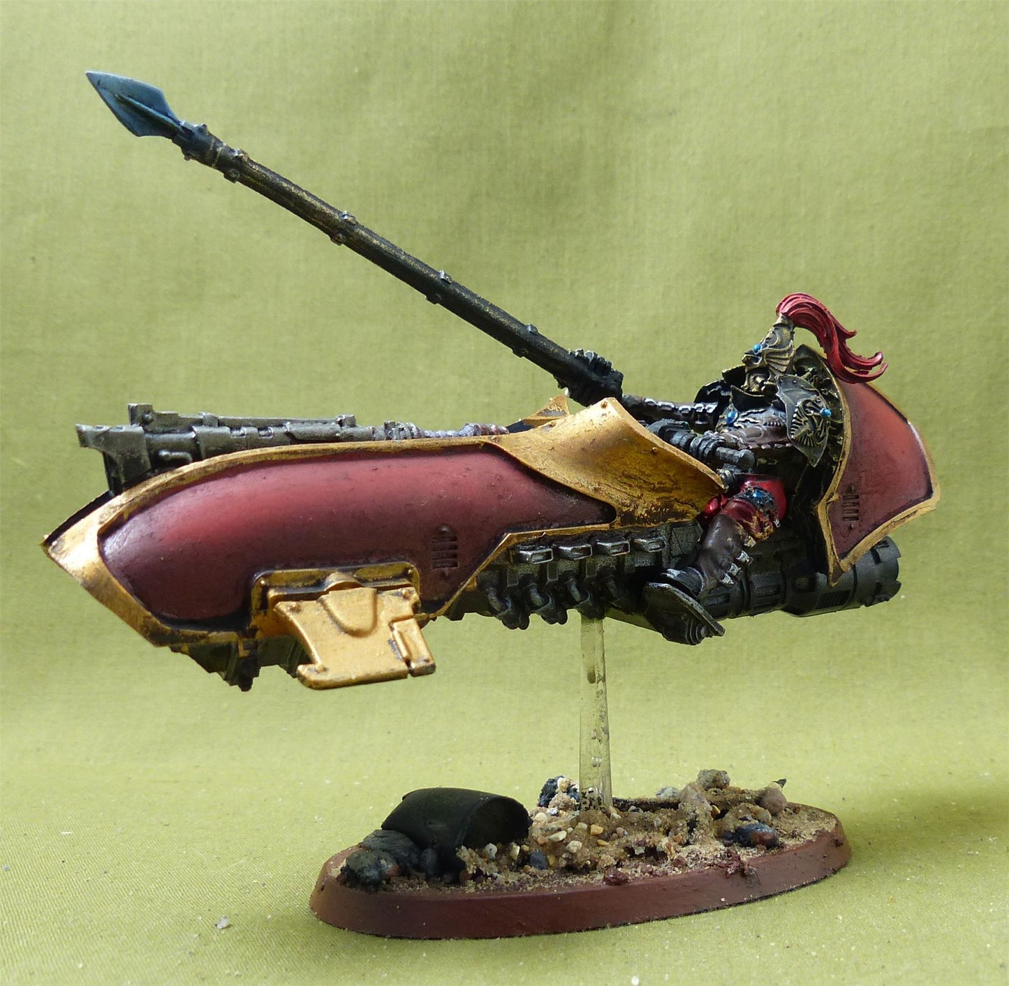 Legio Custodes Gyrfalcon Pattern Jetbike painted - Adeptus Custodes - Warhammer 40K #30I