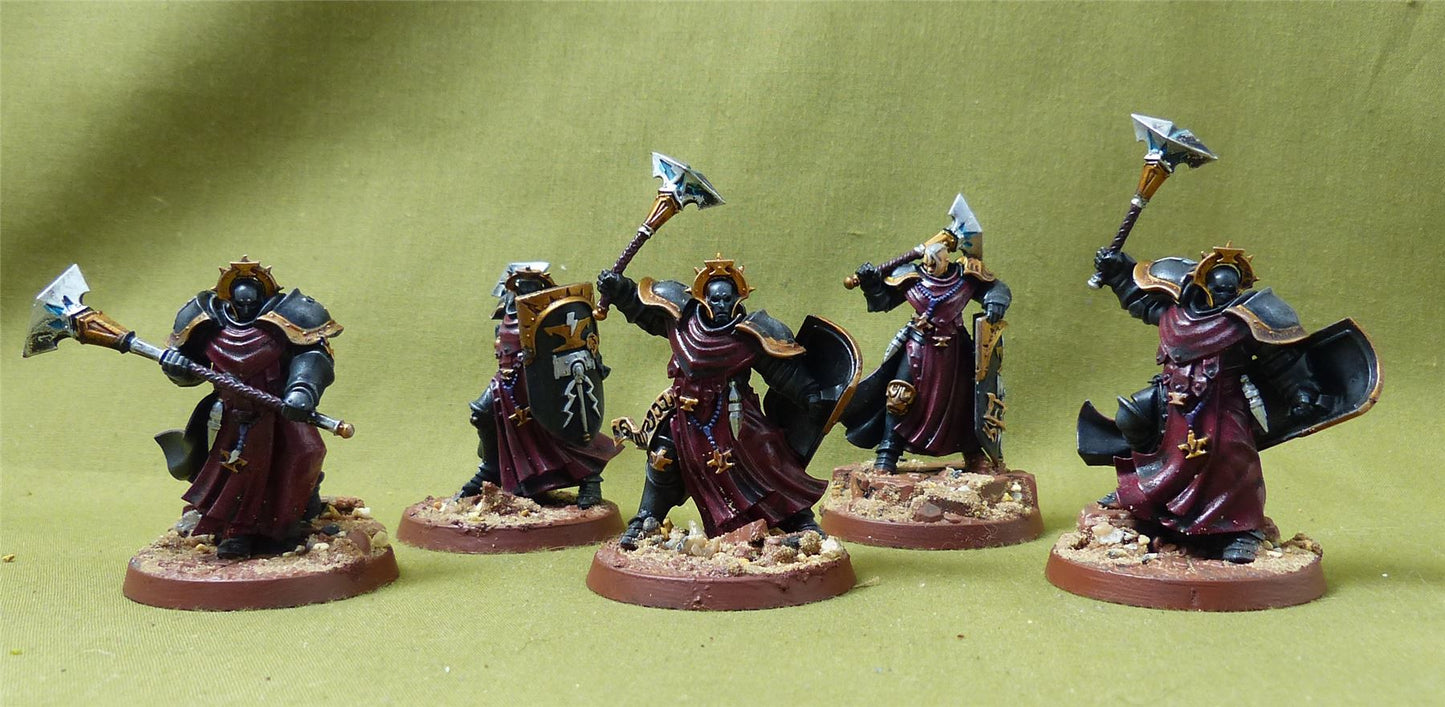 Sequitors set of 5 painted - Stormcast Eternals - Warhammer AoS #2XK