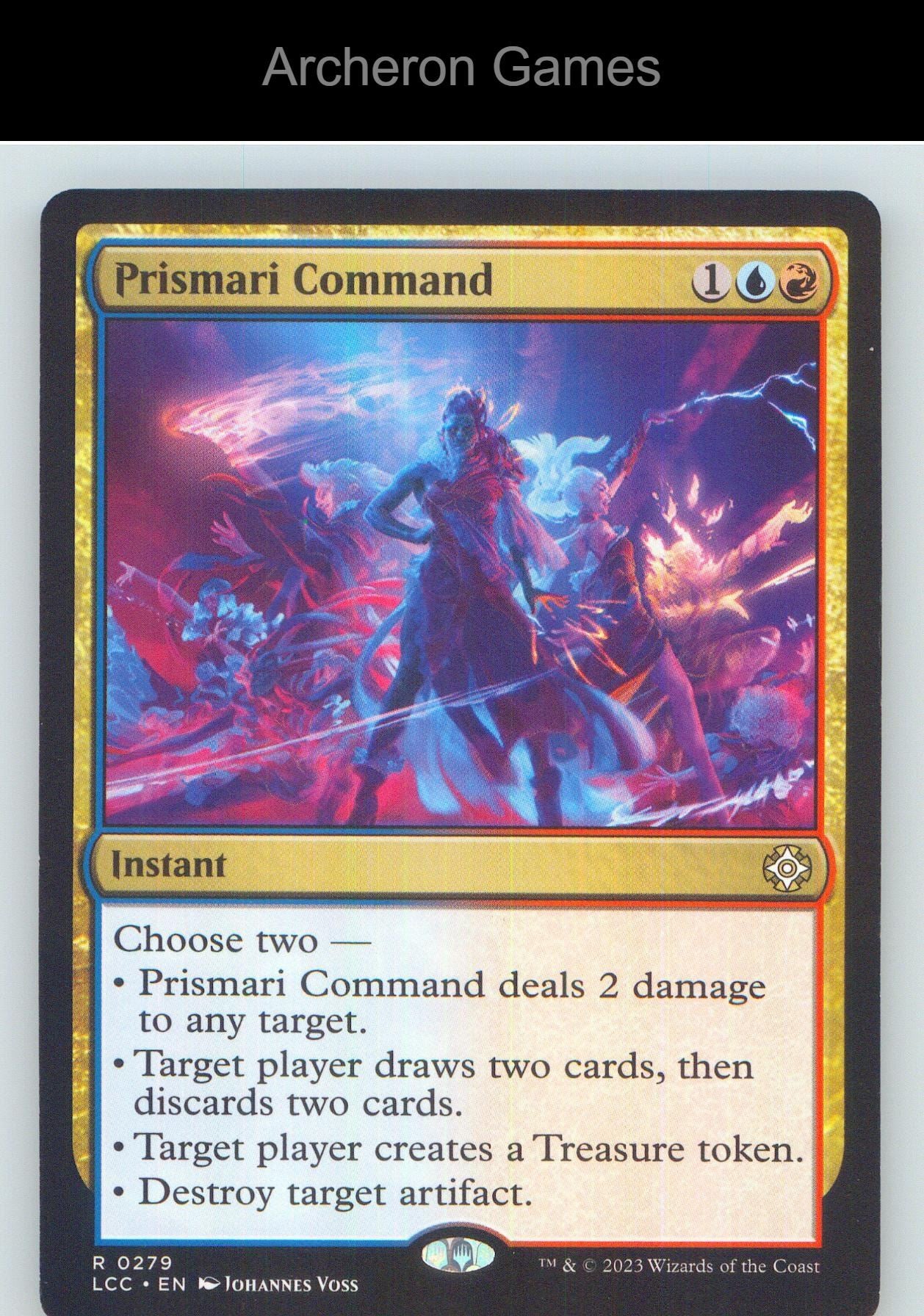 Prismari Command LCC 279 R MTG Card NM/EX+